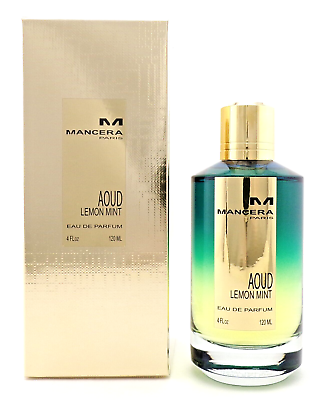 #ad Aoud Lemon Mint by Mancera 4.0 oz 120 ml Eau de Parfum Spray Unisex. New in Box $75.18