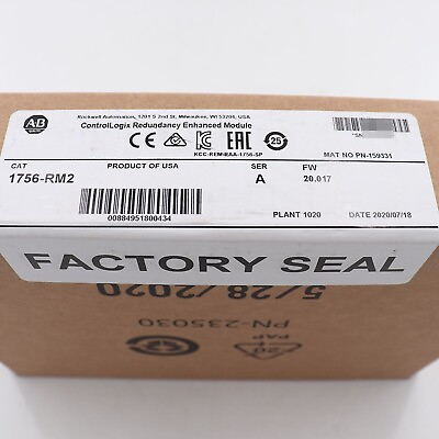 #ad 1756 RM2 SER A ControlLogix New Factory Sealed AB I756RM2 FAST DELIVERY 1PCS $2849.05