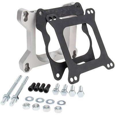 Square Bore Carburetor to Spread Bore Manifold Adapter Kit Carb Spacer Accessory $22.99