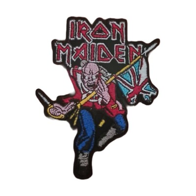 #ad Iron Maiden The Trooper Embroidered Patch Iron On Sew On Transfer GBP 4.40