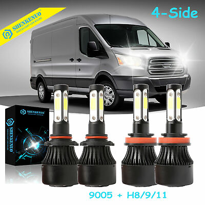 #ad 9005H11 High Low Combo LED Headlight Kit for Ford Transit 150 250 350 2016 2018 $37.39