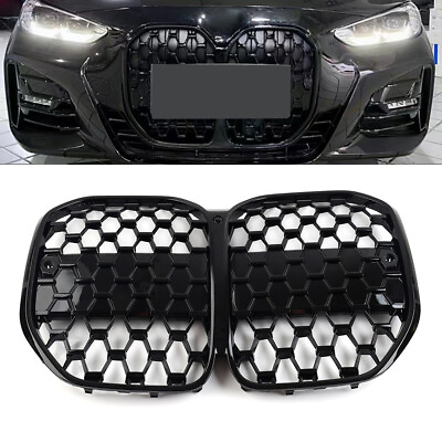 #ad Meteor Style Front Bumper Kidney Grill For BMW 4 Series G22 G23 2 Door 2021 2023 $103.22