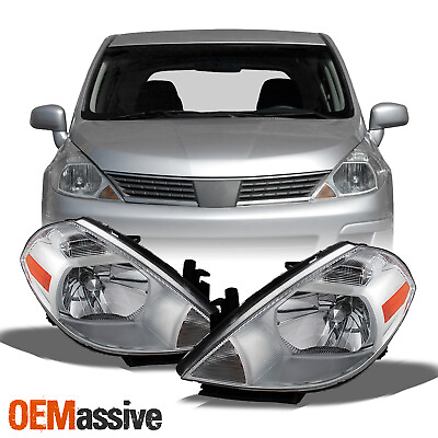 #ad Fits 2007 2012 Versa Headlights Headlamps Replacement LeftRight 07 08 09 10 12 $152.99