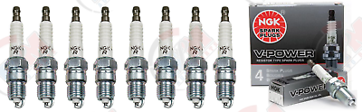 #ad NGK quot;V POWERquot; Spark Plugs Set of 8 for 1979 1995 Ford Mustang 5.0 4.2L V8 $26.15