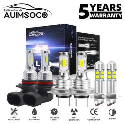 #ad For Lexus ES330 2004 White LED Headlight High Low Beam Bulbs Fog Light Kit 6000K $35.99