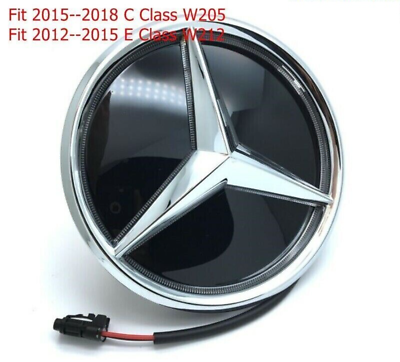 #ad Illuminated LED Light Front Mirror Star Emblem For Mercedes Benz W212 W205 W207 $43.33
