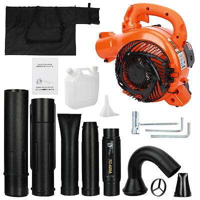 #ad #ad Gas Powered 2 Stroke Handheld Leaf Blower Dual Purpose Blowing and Suction xy $118.75