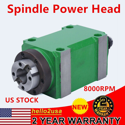 #ad 8000RPM Power Head BT30 Spindle Unit 49mm Mechanical Spindle 1500W CNC Drilling $177.65