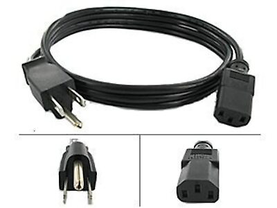 #ad AC Power Cord For Original Fat PS3 Wall Plug For PlayStation 3 Original Mint 2Z $6.60