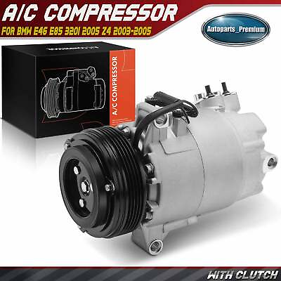 #ad A C Compressor w Clutch for BMW E46 E85 320i 2005 Z4 2003 2004 2005 64506950789 $126.99