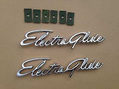 HARLEY Electra Glide Touring Fender Emblems medallions Panhead Shovelhead EVO $57.99
