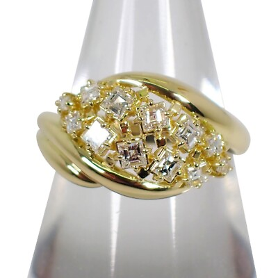 #ad Used K18 Diamond 0.51ct Ring US size6 g225 42 $974.00