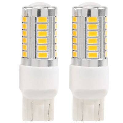 #ad 7443 T20 Led Bulbs Amber Yellow 900 Lumens Super Bright Turn Signals Light2384 $7.86