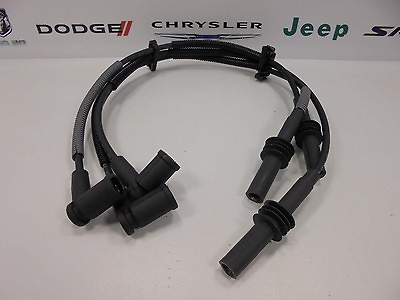 #ad Dodge Jeep New Spark Plug Wires Ignition Cables 3.7L Magnum V6 Set of 3 Mopar Oe $87.88