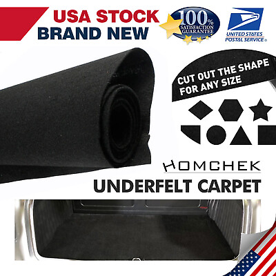 #ad Car Underfelt Carpet Non Woven Fabric Underlay Floor Cabin Renovate 70quot;x40quot; $16.99