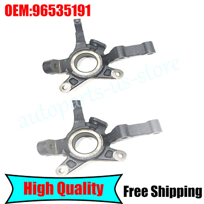 #ad 2Pcs Front Steering Knuckle For Chevrolet Aveo 2004 2011 Pontiac G3 96535191 $66.35