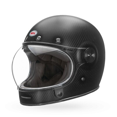 #ad Bell Bullitt Carbon Motorcycle Helmet Matte Black $669.95