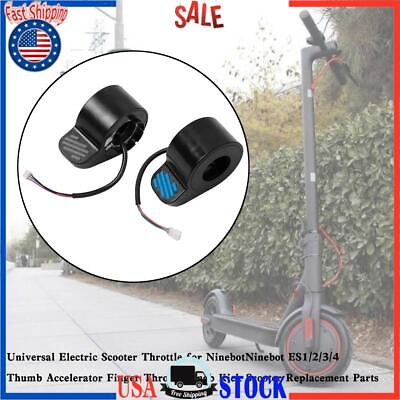 #ad Electric Scooter Thumb Throttle Accelerator Brakerake For Ninebot ES1 2 3 4 $10.42
