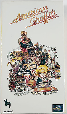#ad American Graffiti VHS by George Lucas staring Richard Dreyfuss and Ron Howard $2.49