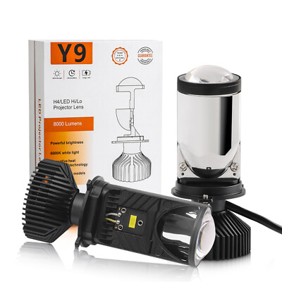 #ad Y9 H4 LED Headlamp Bulb Waterproof low and high Headlight Lighting Y9 Y6D H4 $30.83
