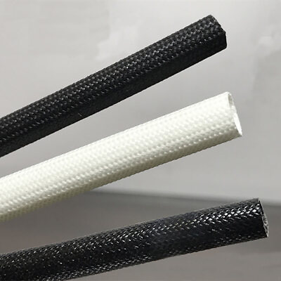 #ad Φ1 50mm Black white Fiber Braided Sleeve With 600℃ High Temperature Resistance $198.25