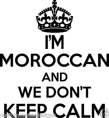 #ad Moroccan Wall Sticker... 20 inches Tall We Don#x27;t Keep Calm Vinyl Wall Art $18.90