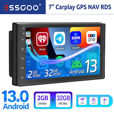 #ad 2 DIN 7quot; Android 13 Carplay Car Stereo 232GB Touch Screen RDS FM GPS Head Unit $67.95