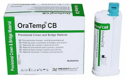 #ad TEMPORARY CROWN amp; BRIDGE MATERIAL PREVEST ORATEMP Camp;B 67gm AUTOMIX $43.23