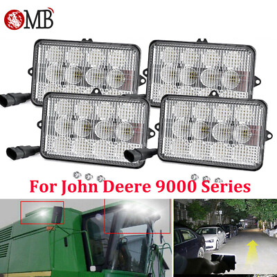 #ad 6x4 60W LED Combine Light TL9000 Fits John Deere 940095009600941095109610 $189.98