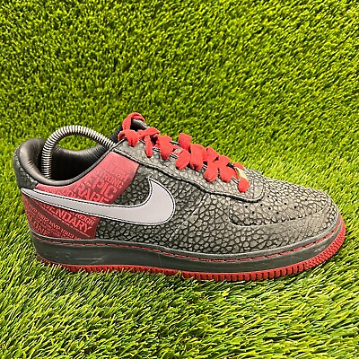 #ad Nike Air Force 1 #x27;07 Supreme Mens Size 8 Gray Athletic Shoe Sneakers 315089 001 $69.99