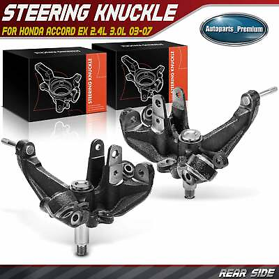 #ad 2x Steering Knuckle for Honda Accord EX 2.4L 3.0L 03 07 Rear Driver amp; Passenger $108.99