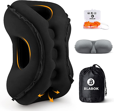 #ad Inflatable PillowMultifunction Neck Pillow for Airplane to Avoid Neck and Shoul $28.55