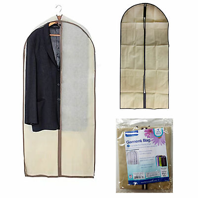 #ad 1 Pc Hanging Garment Bags for Storage Travel Suit Bag Dress Shirt Coat 54 Inch $7.70
