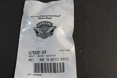 #ad #ad NEW GENUINE HARLEY DAVIDSON ODOMETER RESET BUTTON SWITCH RUBBER BOOT 67880 94 $9.95