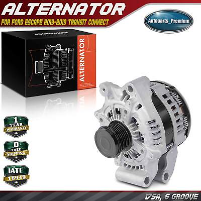 #ad Alternator for Ford Escape 2013 2019 Transit Connect 1.5L 1.6L 175A CW 6 Groove $169.99