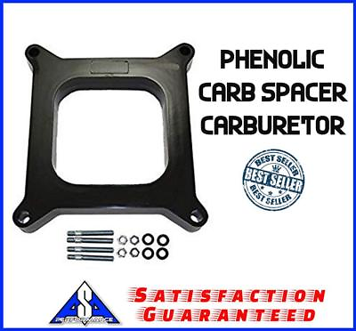1quot; Phenolic Carb Spacer Carburetor Series Fits Edelbrock Holley Sbc Bbc Chevy $25.96