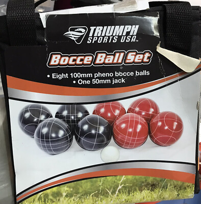 #ad ✅ Triumph Sports USA Bocce Ball Set New Open Bag $29.99