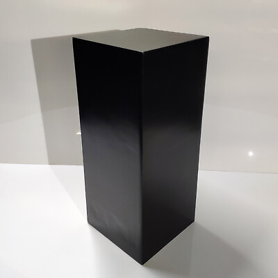 #ad 30quot; High BLACK Display Pedestal Stand Riser Column Pillar Weddings Parties $89.99