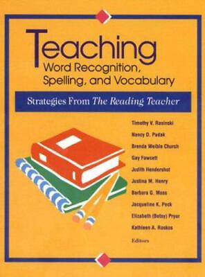 #ad Teaching Word Recognition Spelling and Vocabulary: Strategies from the... $5.90