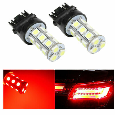 #ad 2X 3157 Turn Signal Brake Tail Light Bulb Red LED For Tahoe 2000 2014 $8.31
