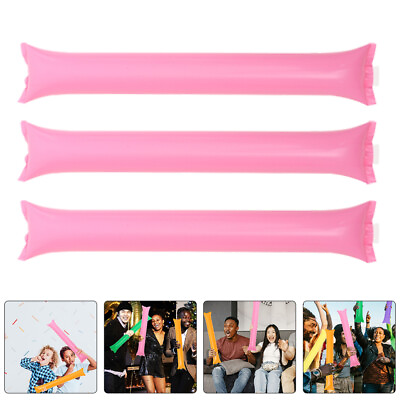 #ad 50pcs Inflatable Boom Plastic Sticks Cheering Sticks Noise Makers for Events $18.99