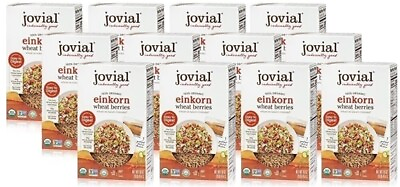 #ad Jovial Organic Einkorn Wheat Berries 16 oz 12 Pack Bulk Case 12lb total $64.99