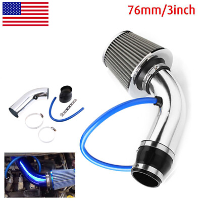 #ad Car Cold Air Intake Filter Induction KIT Pipe Power Flow Hose System Accessorie $38.99