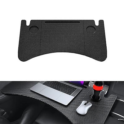 #ad #ad Car Laptop Desk Food Tray Table for Tesla Model3 Y Multi Functional $69.39