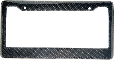 #ad Real 100% Carbon Fiber License Plate Frame Tag Cover FF C with Matching Screw $35.77