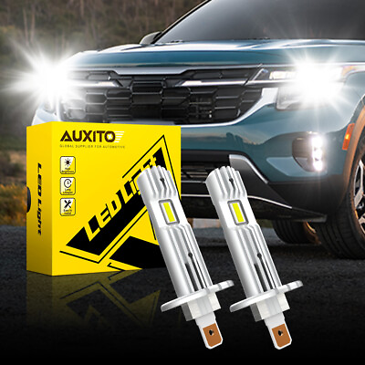 #ad 2x AUXITO H1 LED Headlight Bulbs Conversion Kit High Low Beam 6500K Super White $22.79