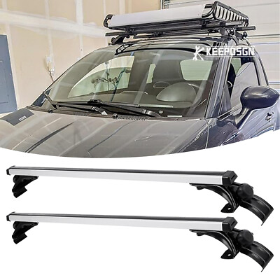 #ad 48quot; Car Top Roof Cross Bar Luggage Carrier Cargo RackClamp For Fiat 500 Abarth $159.69