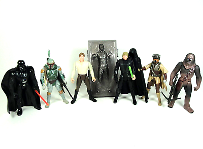 #ad Luke Jedi 1995 Star Wars Power of the Force POTF Kenner Boba Han Leia Darth Lot $21.94