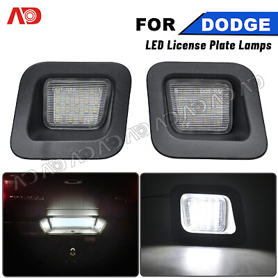 #ad LED License Plate Light Rear Bumper Lamp For 2003 2022 Dodge Ram 1500 2500 3500 $12.95