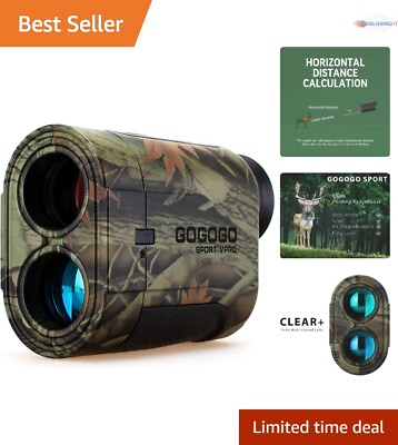 #ad High Precision Hunting Rangefinder Versatile Multi Purpose Design 650 1200Y $115.98